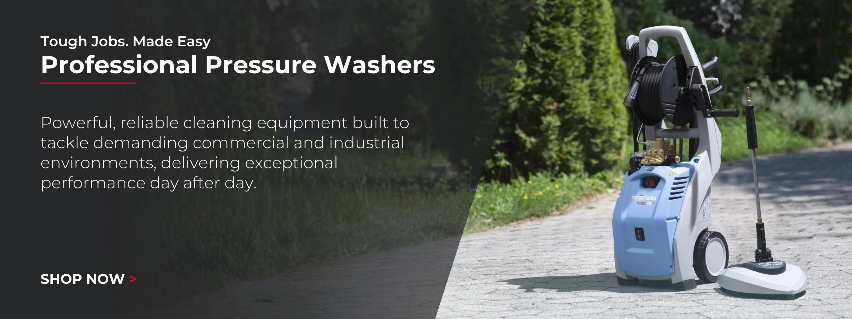 Shop powerful, reliable professional cleaning pressure washers